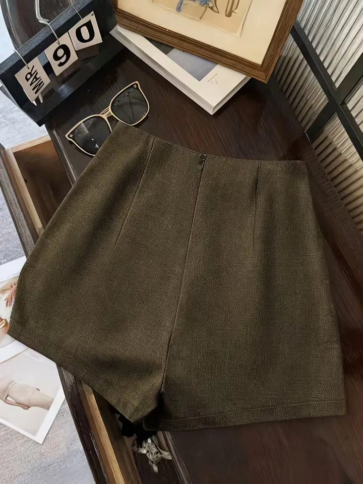 Women's Work Casual Shorts with High Waisted