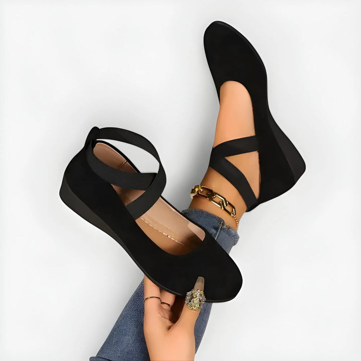 Women's Strappy Platform Sandals with Arch Support and Non Slip Sole