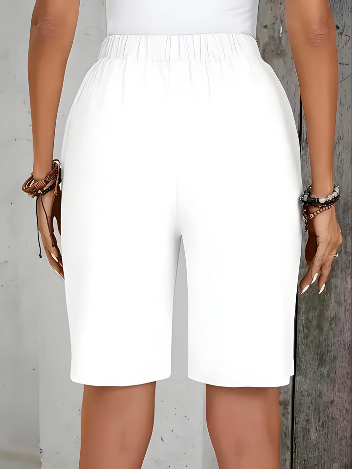 Women's Chino Shorts with High Waisted