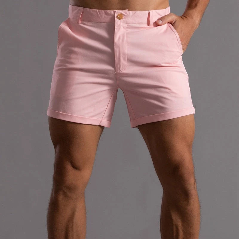 Men's Casual Shorts with Contoured Fit and Ultra-Premium Fabric