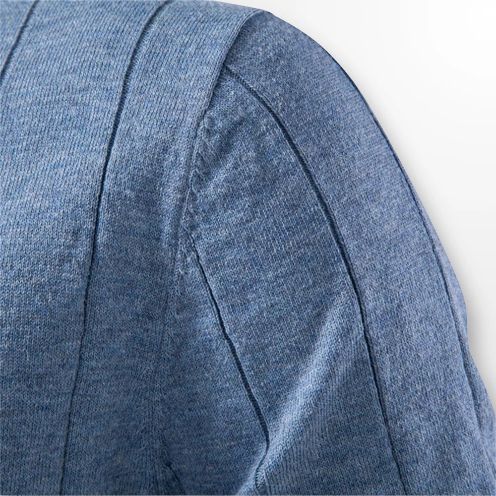 Men's Casual Slim Fit Shirt with Short Sleeve and Crew Neck