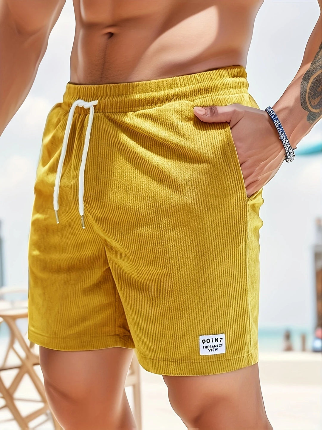 Men's Workout Sport Shorts with Drawstring