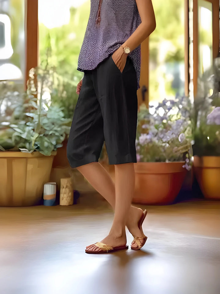 Women's Casual Work Shorts with High Waisted