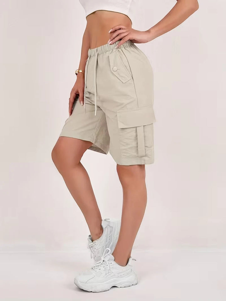 Women's Cargo Bermuda Shorts with Pockets