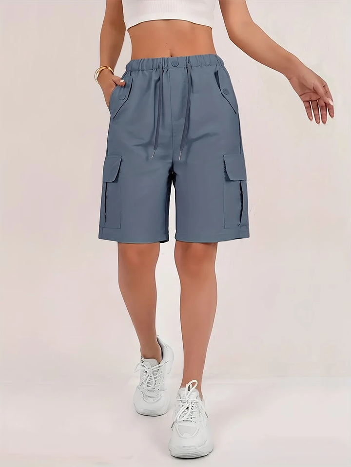 Women's Cargo Bermuda Shorts with Pockets