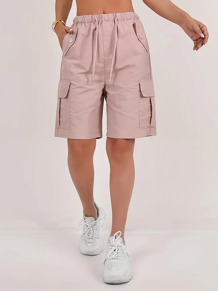 Women's Cargo Bermuda Shorts with Pockets