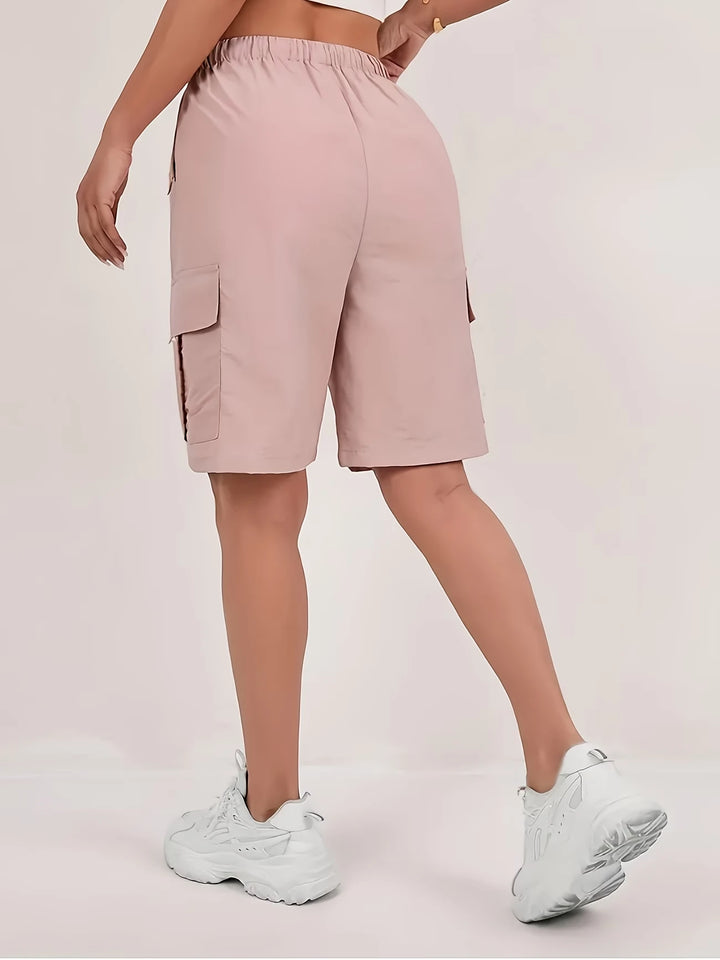 Women's Cargo Bermuda Shorts with Pockets