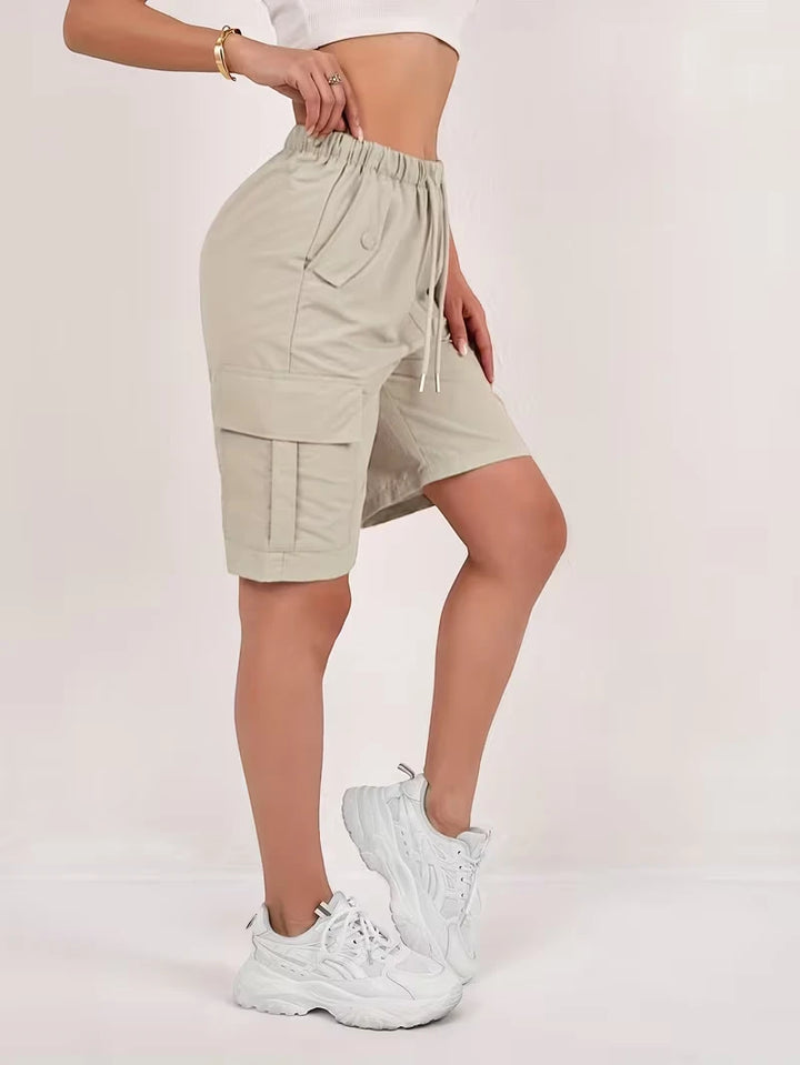 Women's Cargo Bermuda Shorts with Pockets