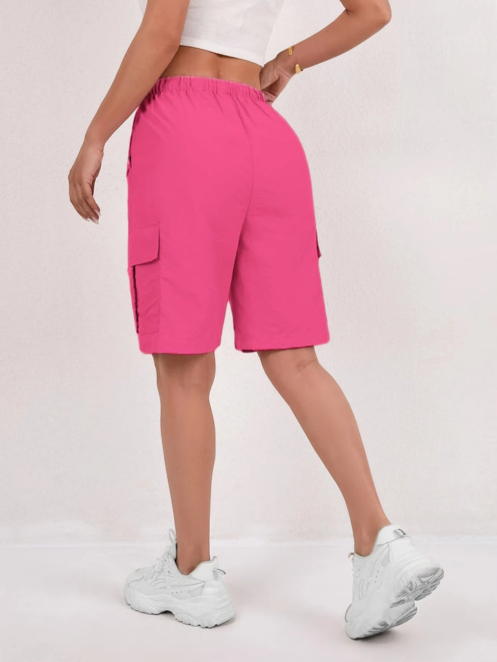 Women's Cargo Bermuda Shorts with Pockets
