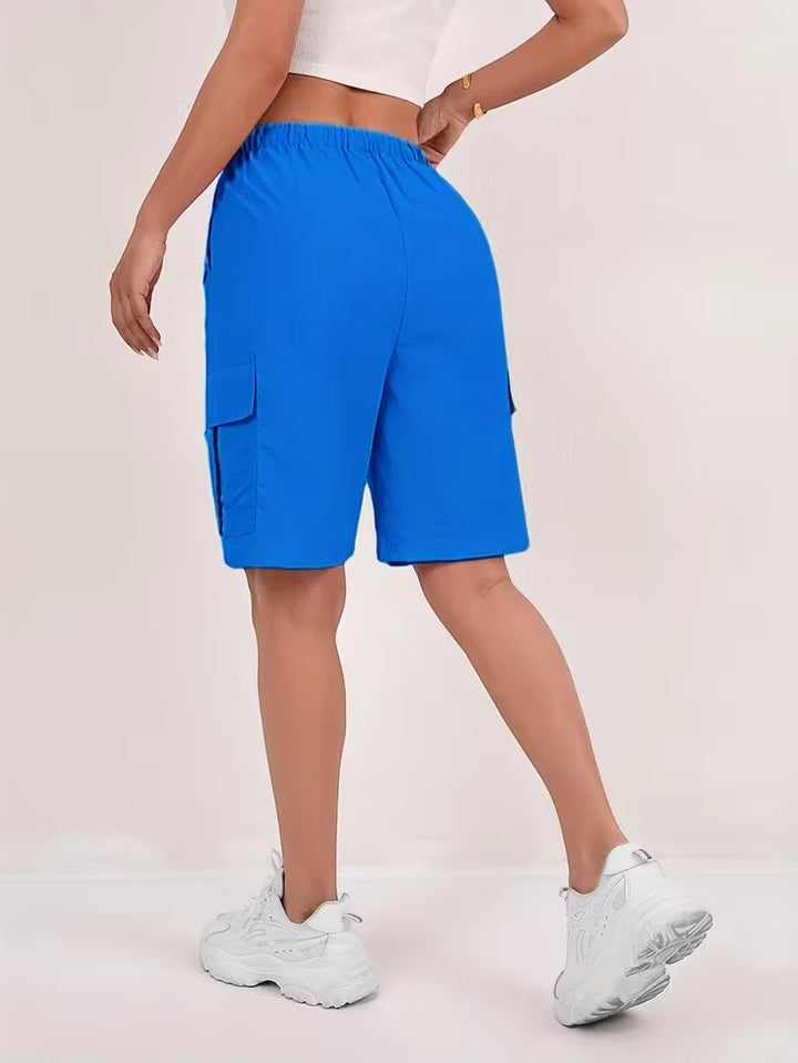 Women's Cargo Bermuda Shorts with Pockets