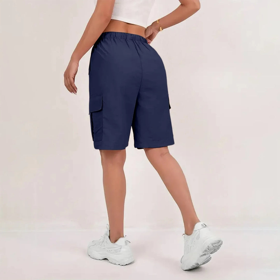 Women's Cargo Bermuda Shorts with Pockets