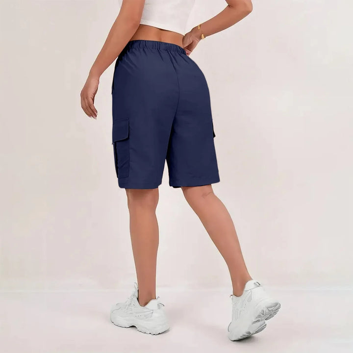 Women's Cargo Bermuda Shorts with Pockets