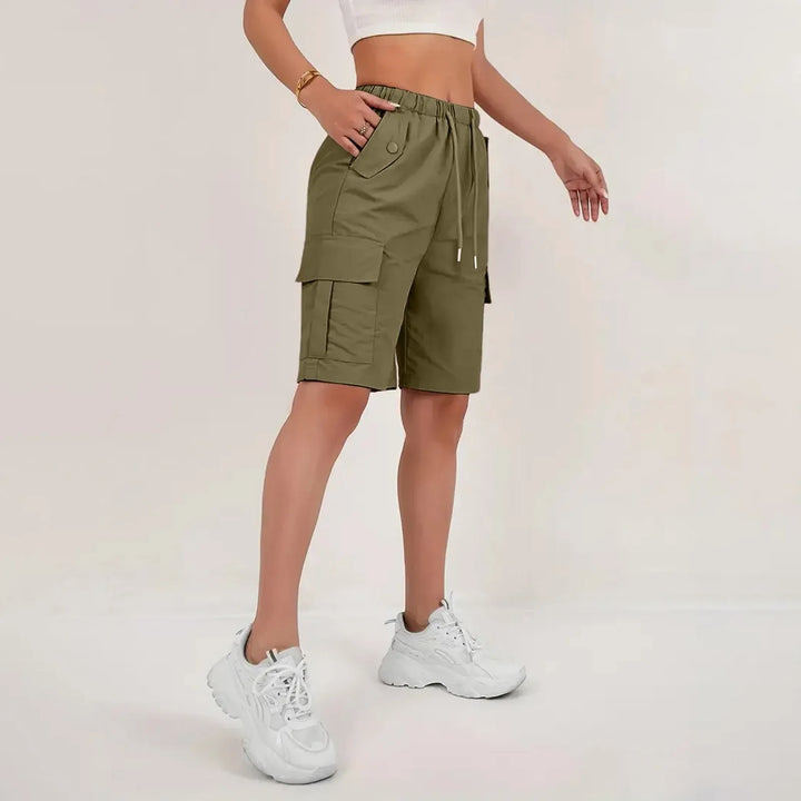 Women's Cargo Bermuda Shorts with Pockets
