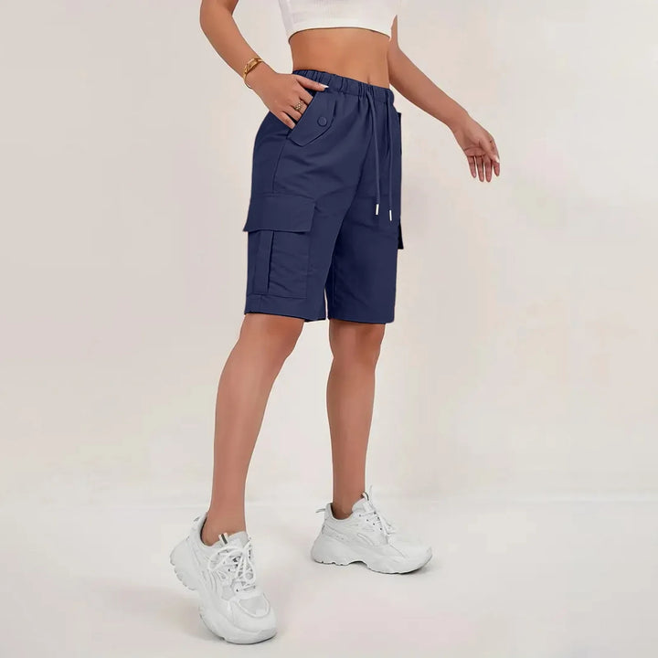 Women's Cargo Bermuda Shorts with Pockets