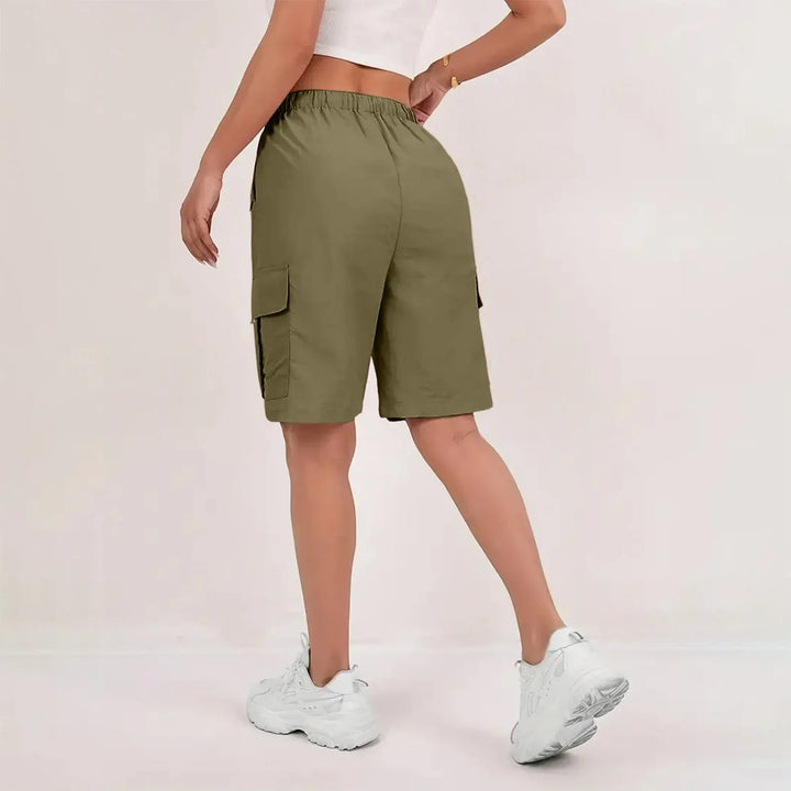 Women's Cargo Bermuda Shorts with Pockets