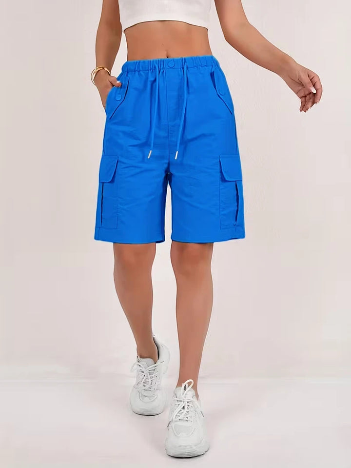 Women's Cargo Bermuda Shorts with Pockets