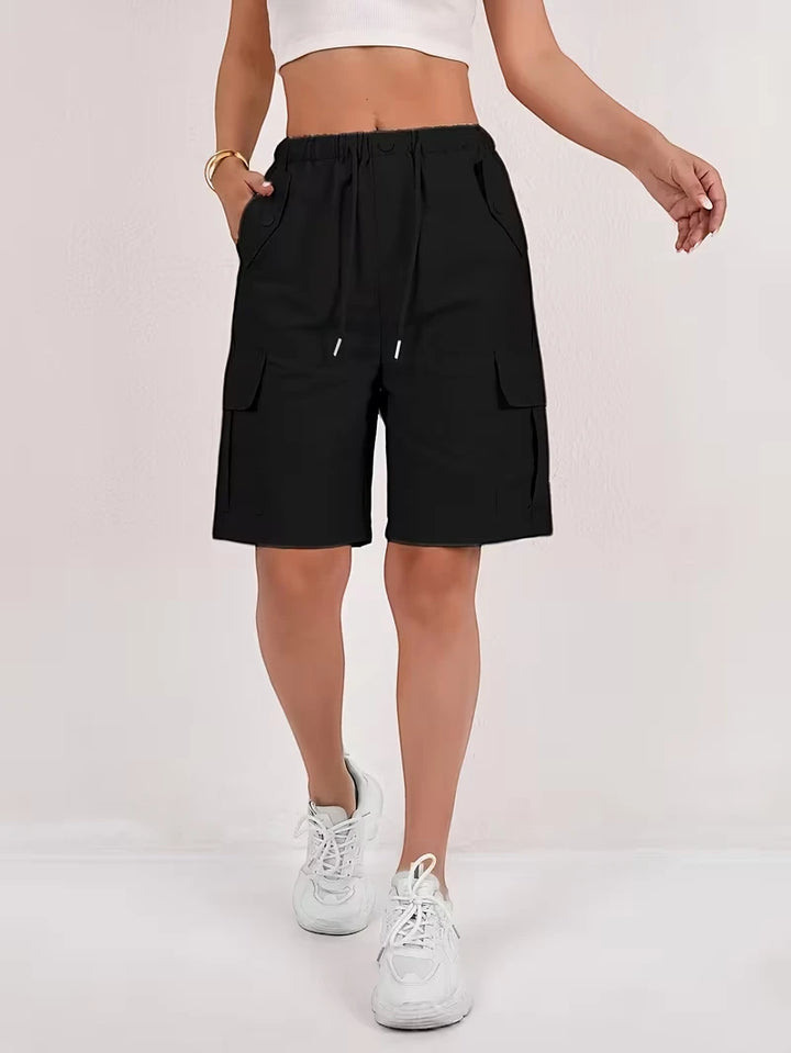 Women's Cargo Bermuda Shorts with Pockets