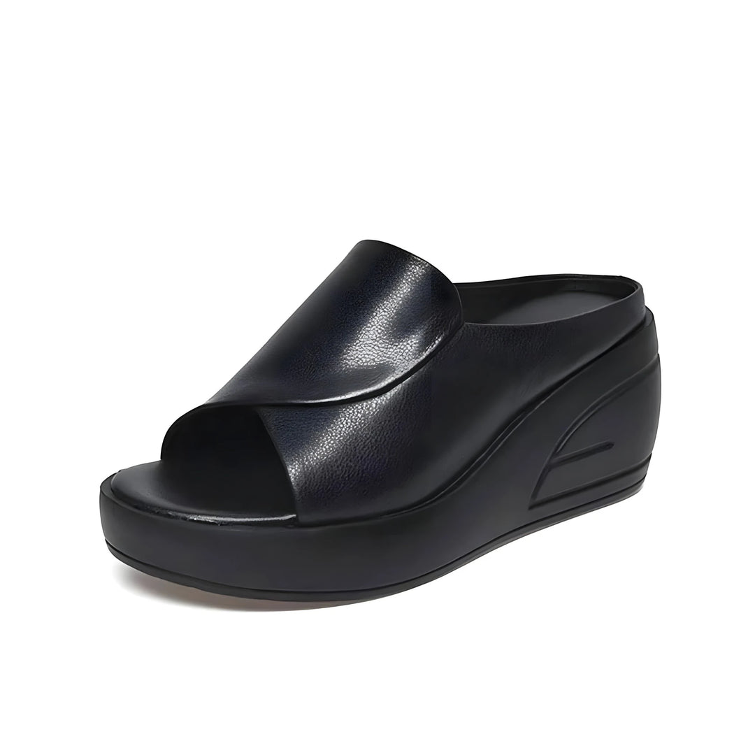 Women's Casual Slip On Wedges with Arch Support and Cushioned Insole