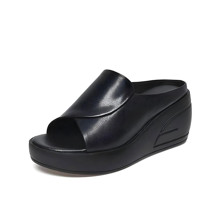 Women's Casual Slip On Wedges with Arch Support and Cushioned Insole