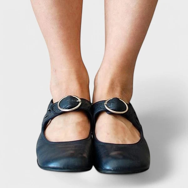Women's Comfortable Casual Mary Jane Shoes with Slip Resistant Sole and Cushioned Insole