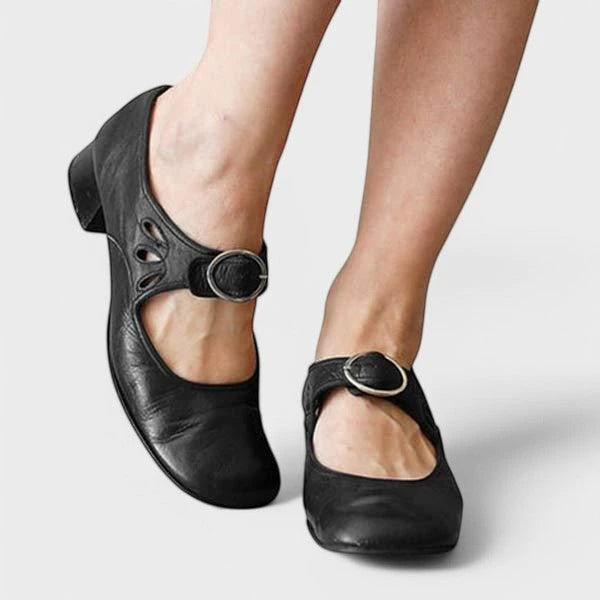 Women's Comfortable Casual Mary Jane Shoes with Slip Resistant Sole and Cushioned Insole