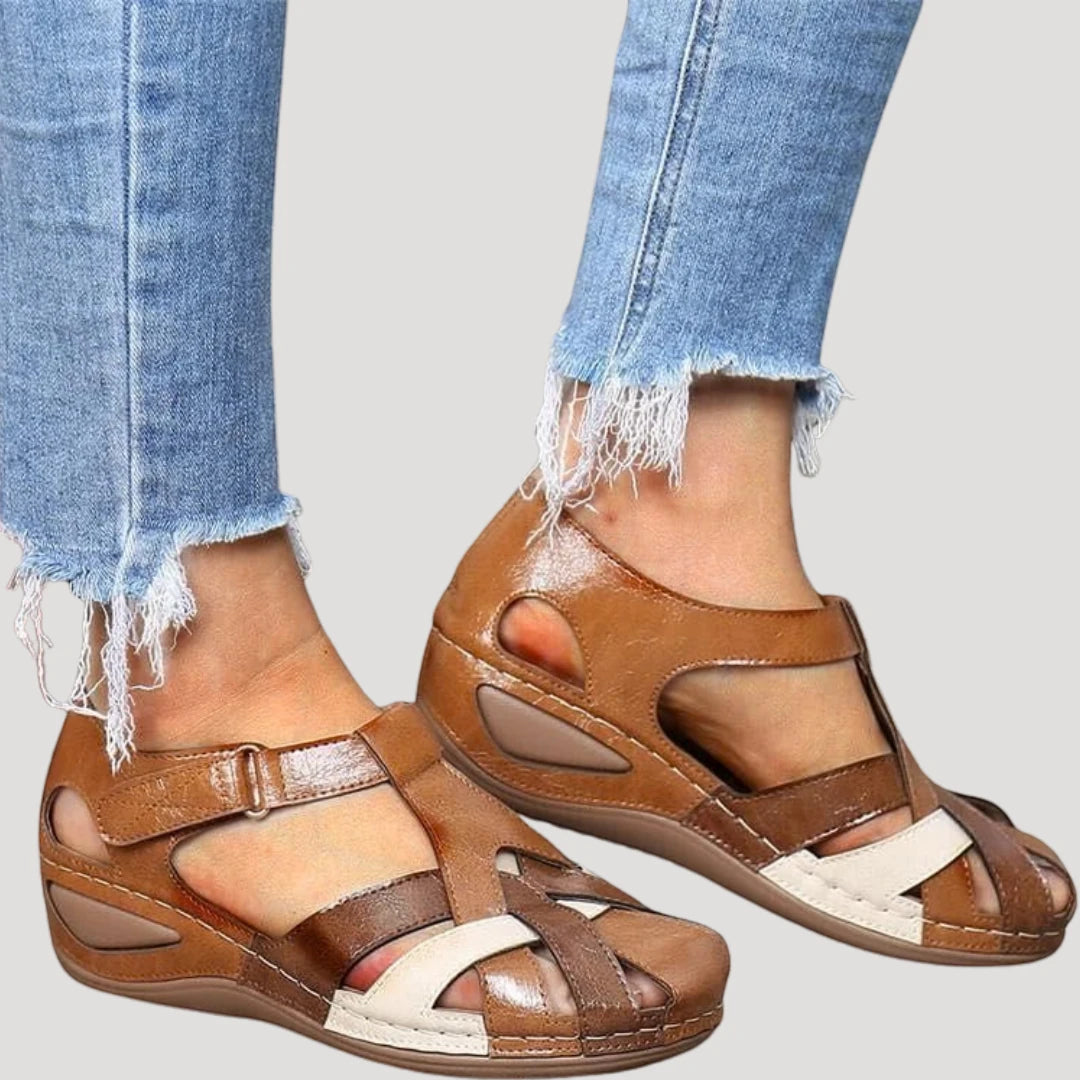 Women's Comfortable Dressy Sandals with Slip Resistant Sole and Cushioned Insole