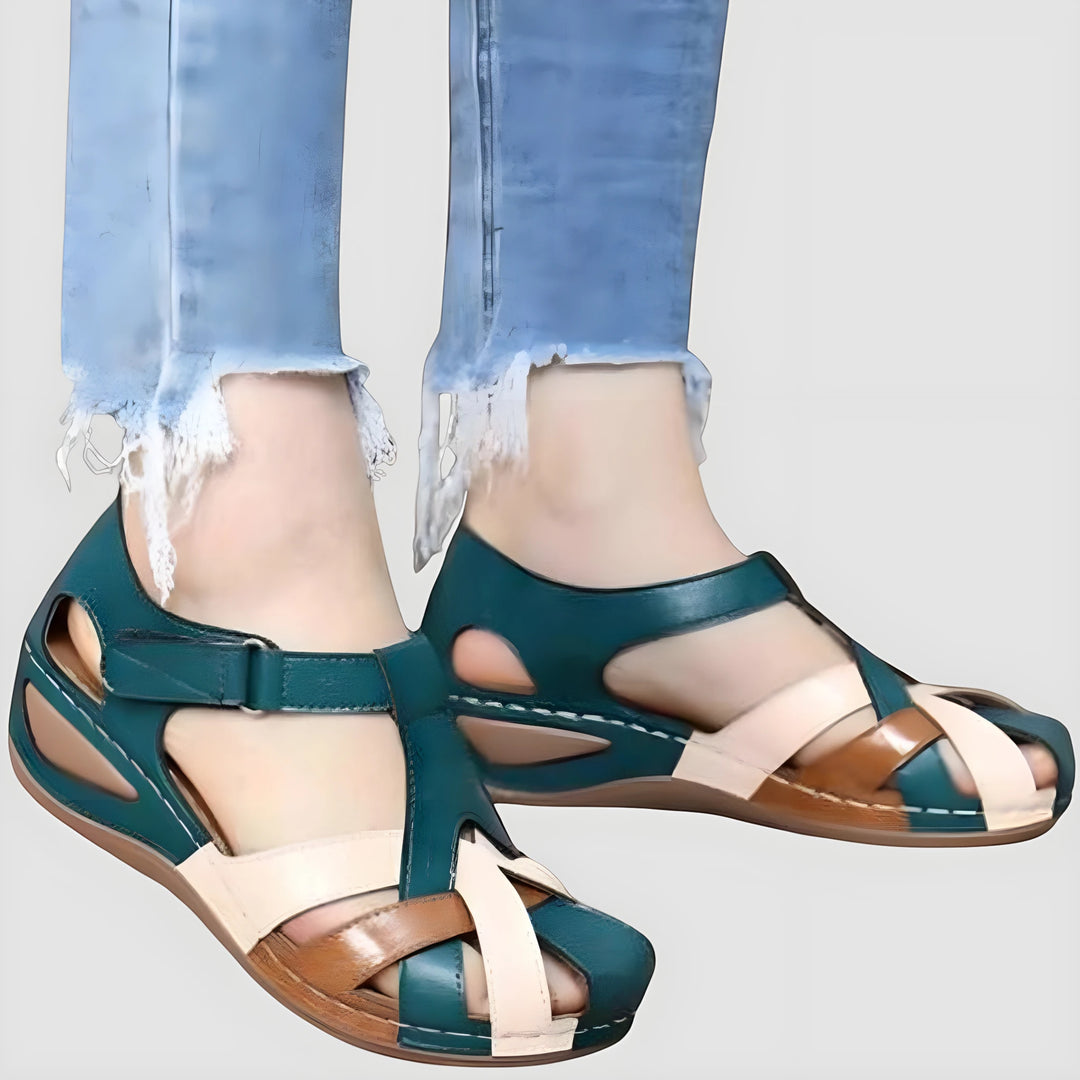 Women's Comfortable Dressy Sandals with Slip Resistant Sole and Cushioned Insole