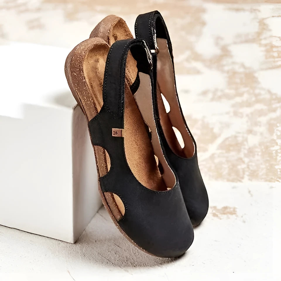 Women's Comfortable Slip On Sandals with Slip Resistant Sole and Arch Support