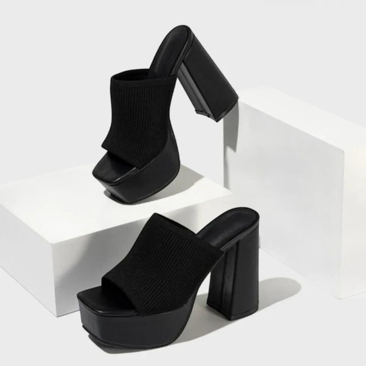 Women's Platform Open Toe Sandals with Slip Resistant Sole and Cushioned Insole