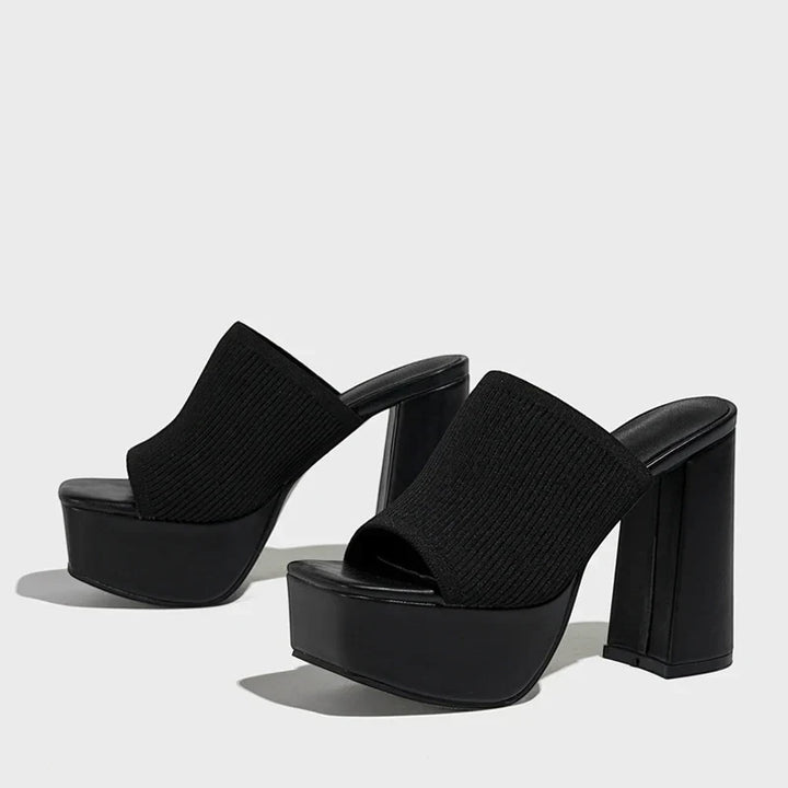 Women's Platform Open Toe Sandals with Slip Resistant Sole and Cushioned Insole