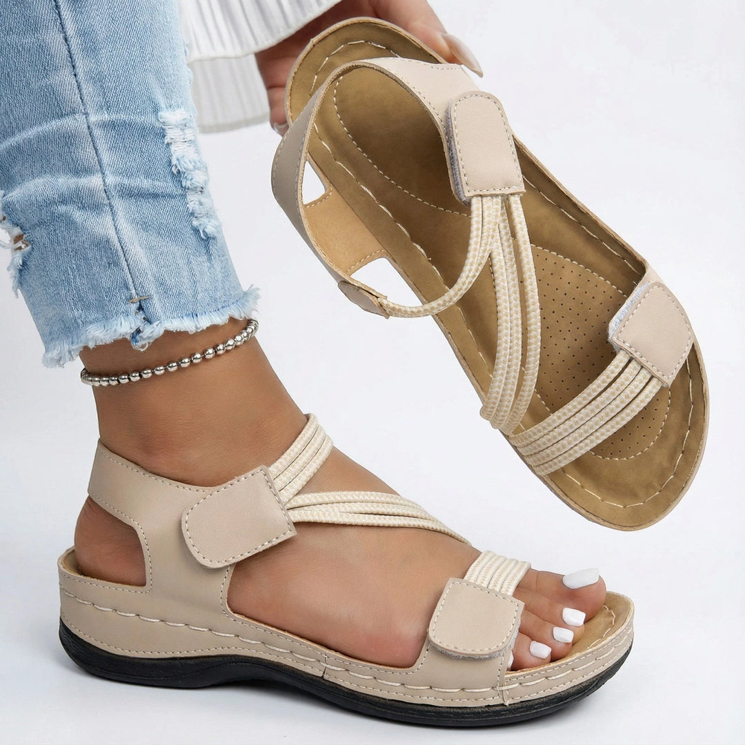 Women's Comfortable Platform Sandals with Cushioned and Arch Support