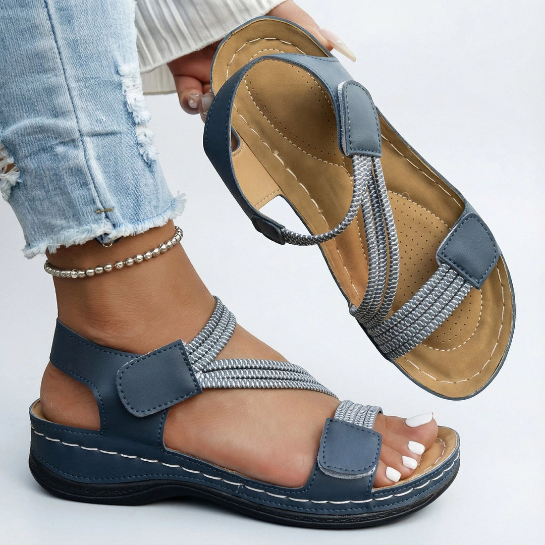 Women's Comfortable Platform Sandals with Cushioned and Arch Support