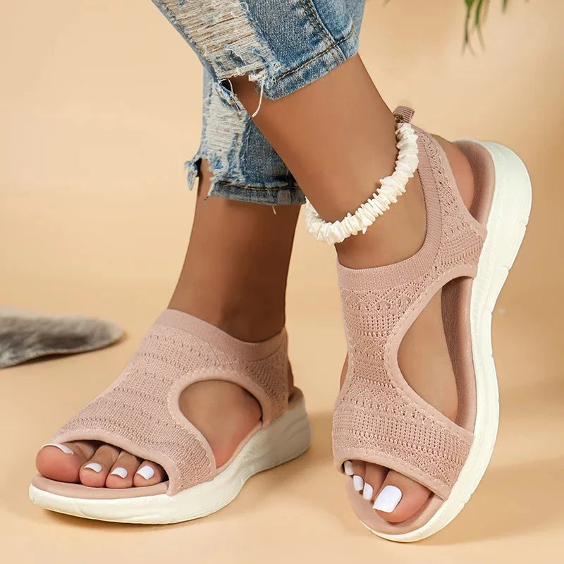 Women's Running Casual Sandals with Slip Resistant Sole and Cushioned Insole