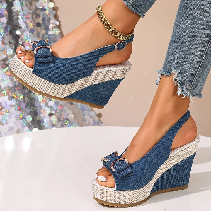 Women's Slingback Open Toe Sandals with Slip Resistant Sole and Cushioned Insole