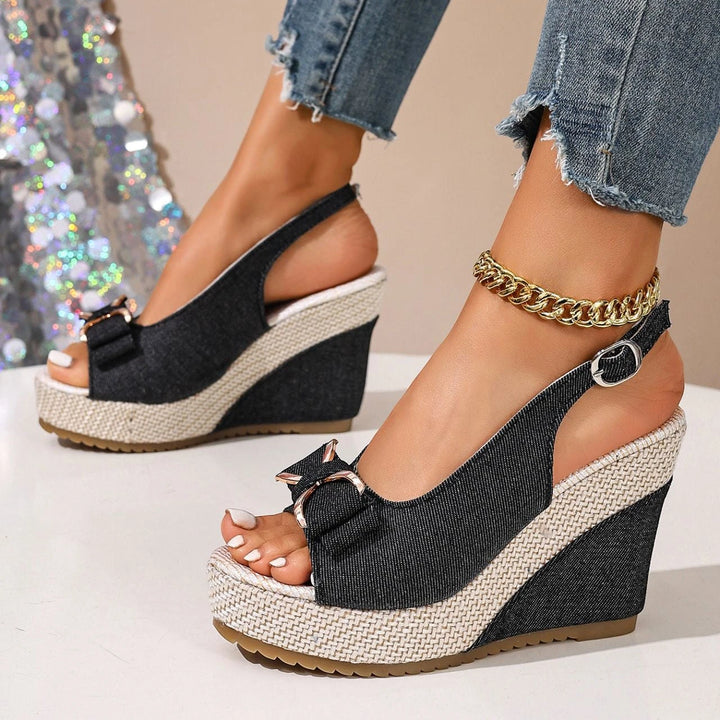 Women's Slingback Open Toe Sandals with Slip Resistant Sole and Cushioned Insole