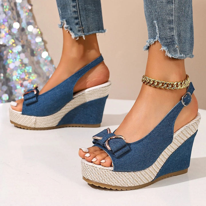 Women's Slingback Open Toe Sandals with Slip Resistant Sole and Cushioned Insole