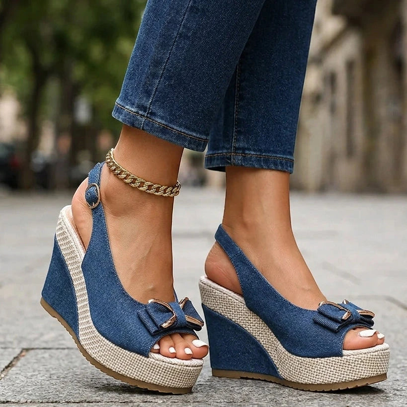 Women's Slingback Open Toe Sandals with Slip Resistant Sole and Cushioned Insole