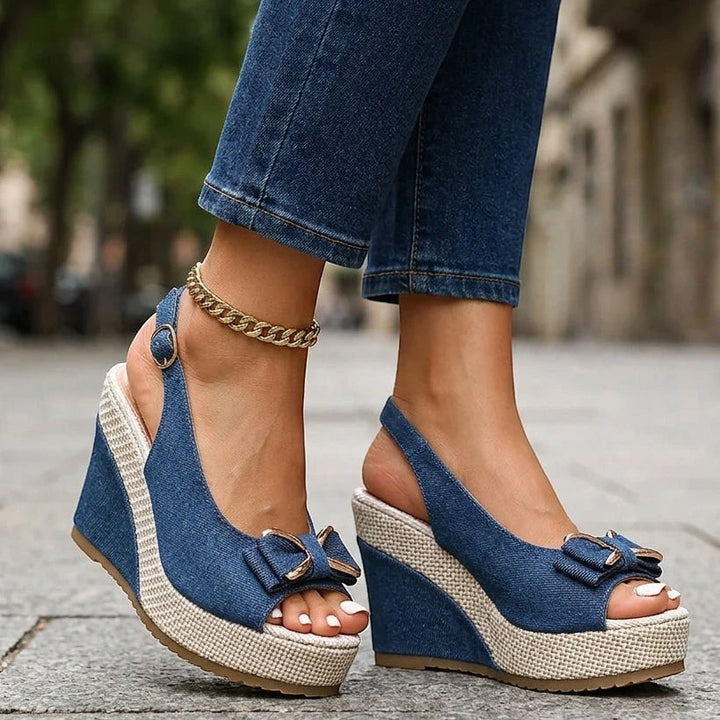 Women's Slingback Open Toe Sandals with Slip Resistant Sole and Cushioned Insole