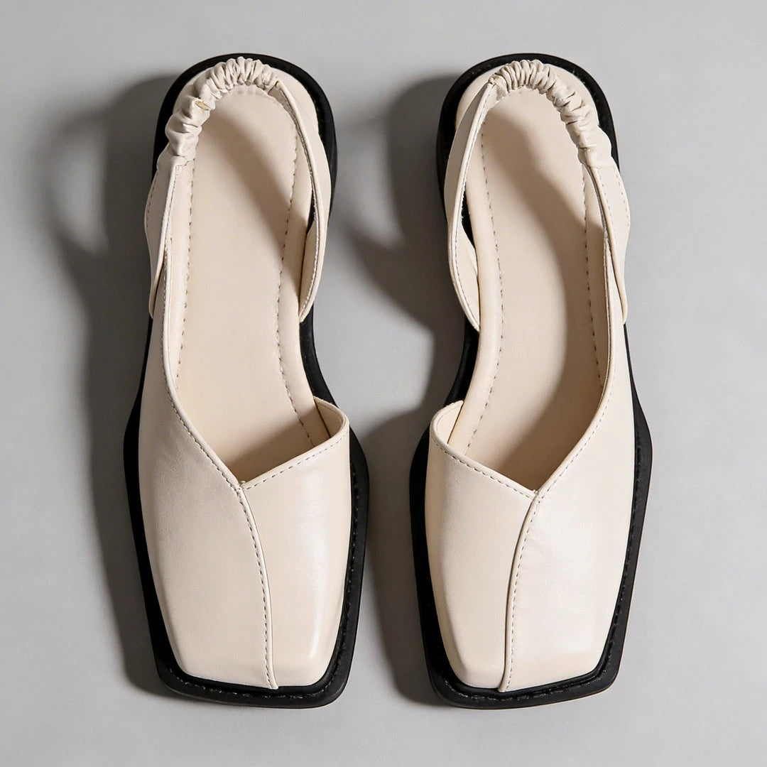 Women's Square Toe Comfortable Sandals with Slip Resistant Sole and Cushioned Insole