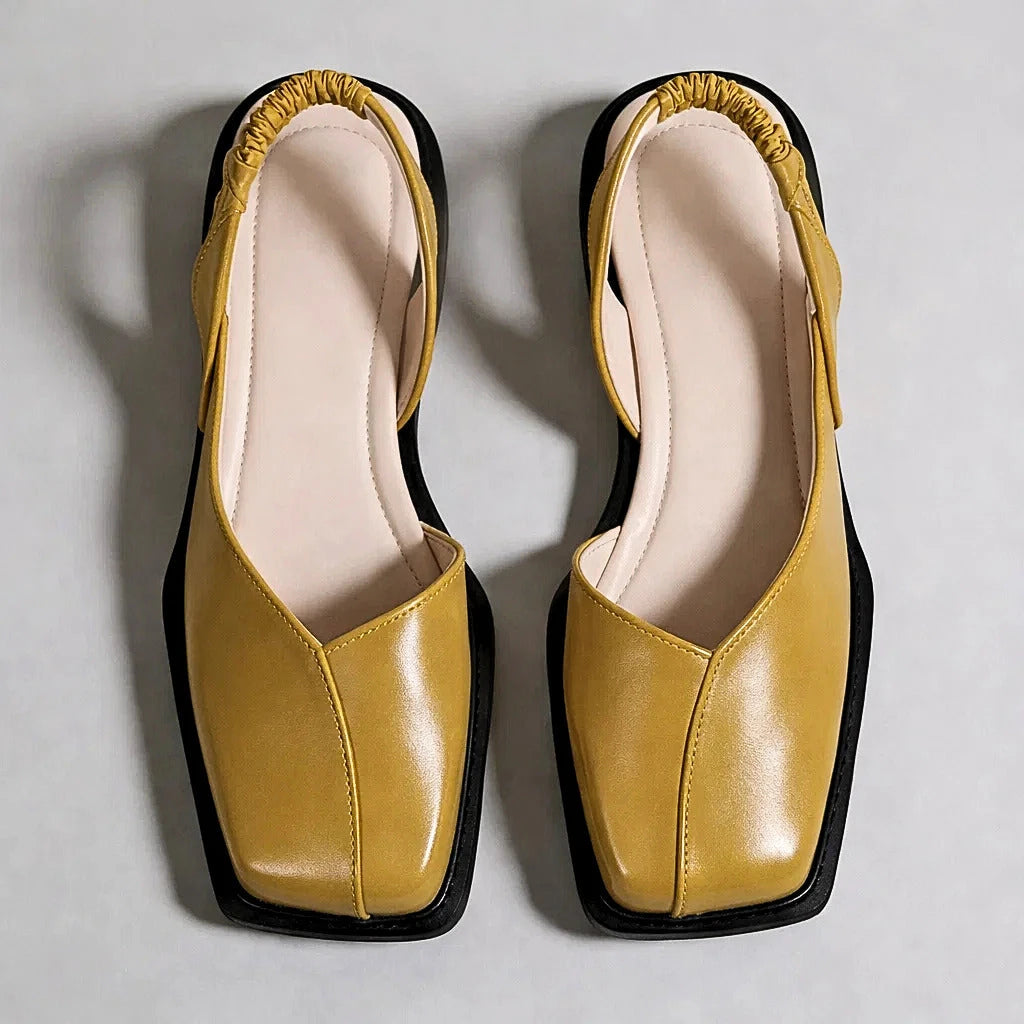 Women's Square Toe Comfortable Sandals with Slip Resistant Sole and Cushioned Insole