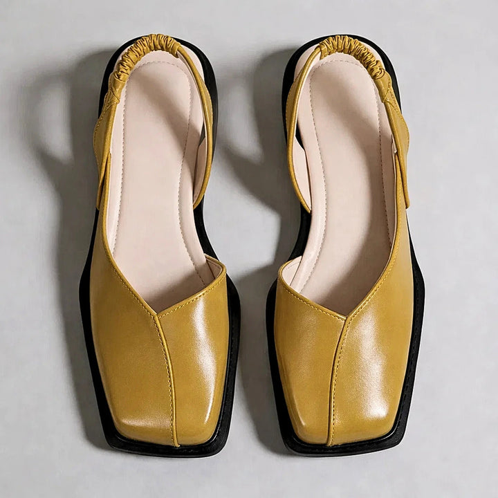 Women's Square Toe Comfortable Sandals with Slip Resistant Sole and Cushioned Insole