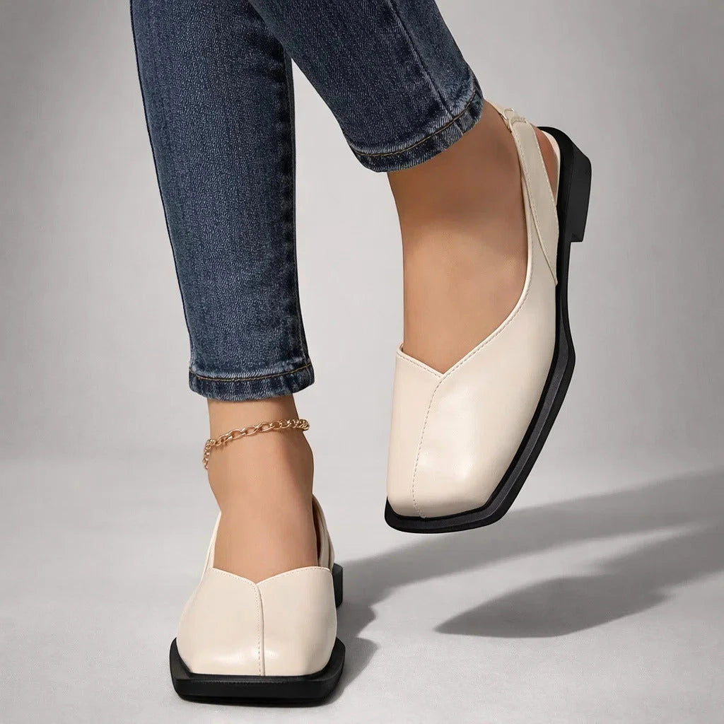 Women's Square Toe Comfortable Sandals with Slip Resistant Sole and Cushioned Insole