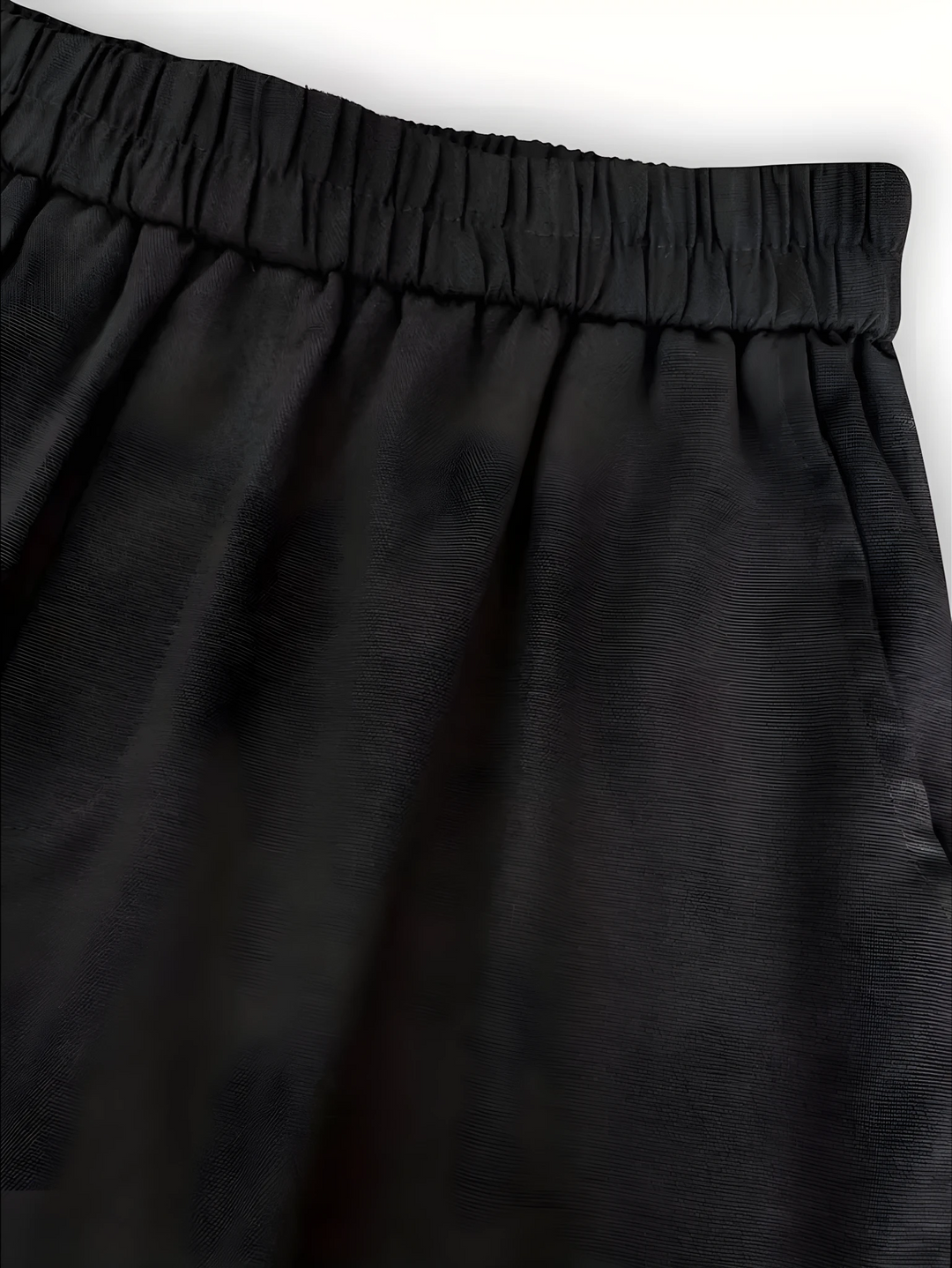 Women's High Waisted Bermuda Shorts with Elastic Waistband