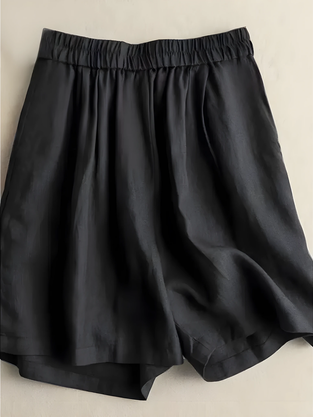 Women's High Waisted Bermuda Shorts with Elastic Waistband