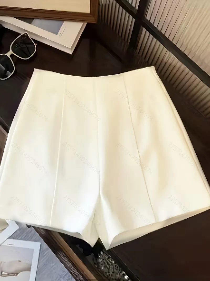 Women's Work Casual Shorts with High Waisted