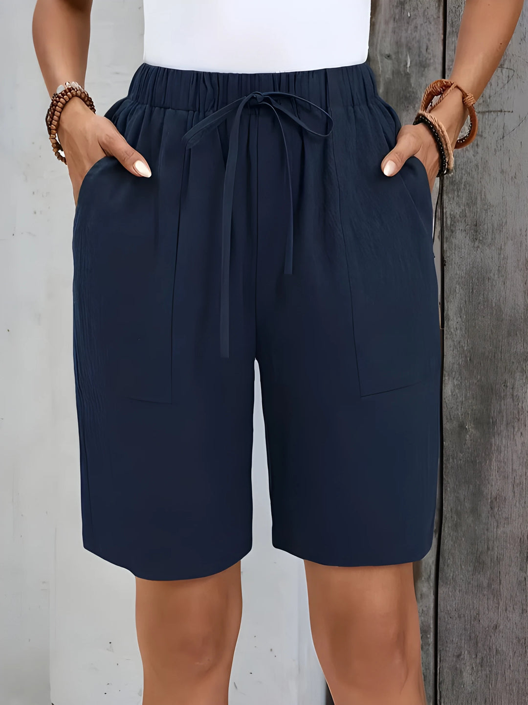 Women's Chino Shorts with High Waisted