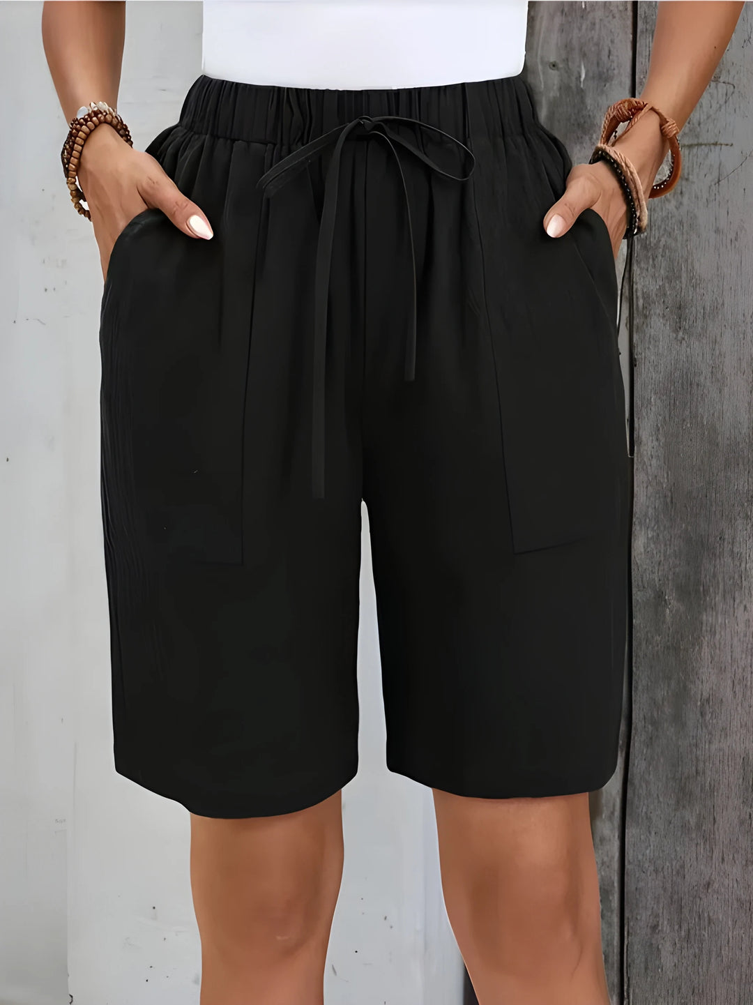 Women's Chino Shorts with High Waisted