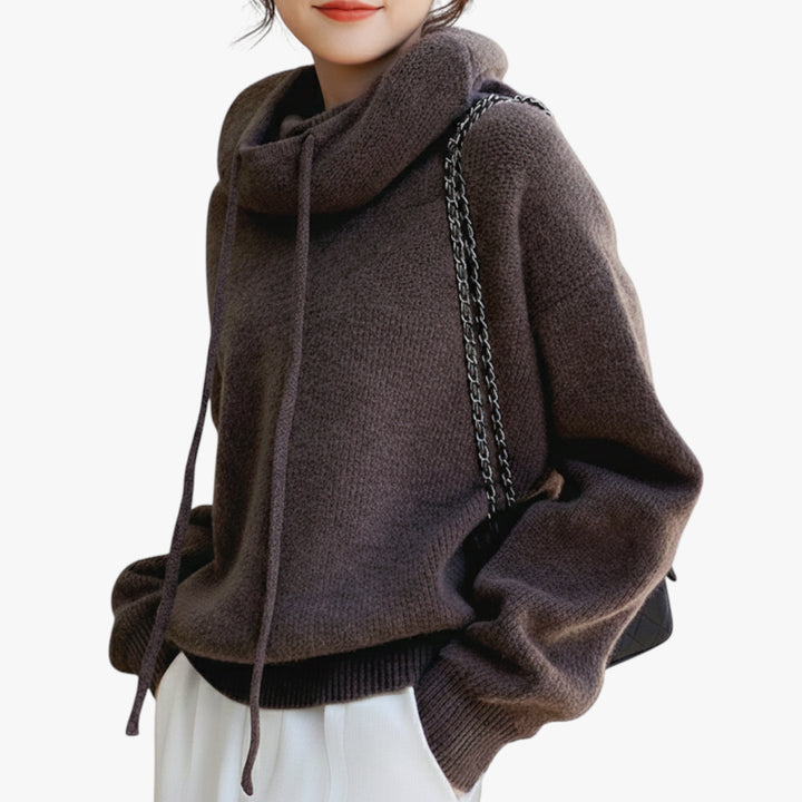 Women's Knitted Hoodie | Oversized