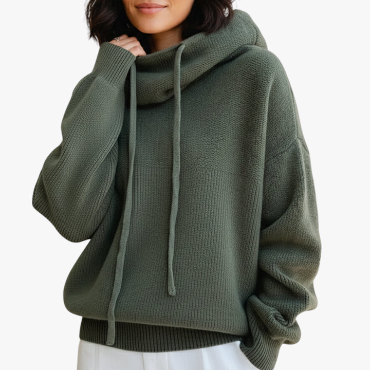 Women's Knitted Hoodie | Oversized