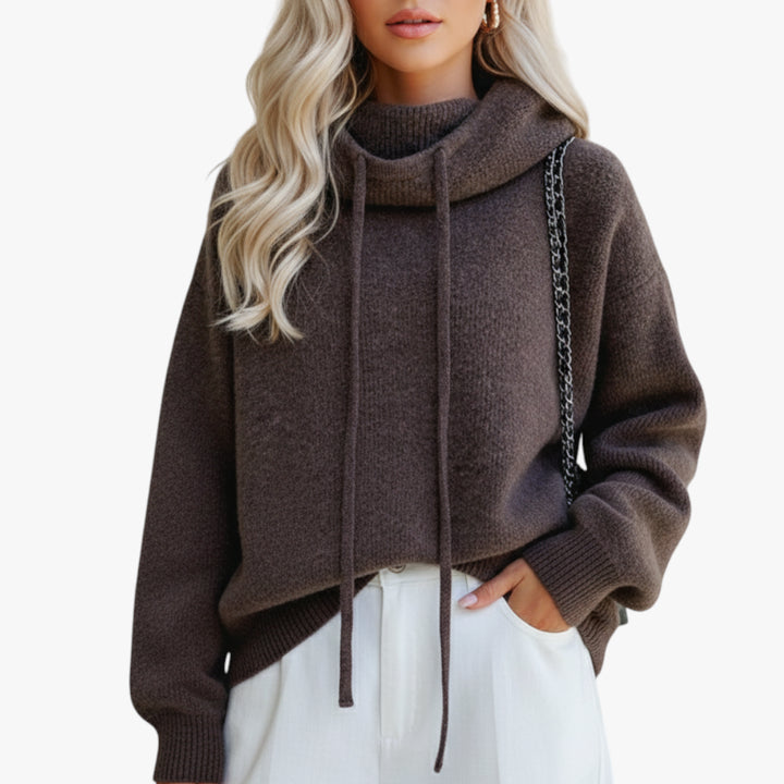 Women's Knitted Hoodie | Oversized